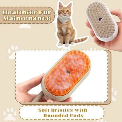FurEase™ Pet Massage & Bath Brush