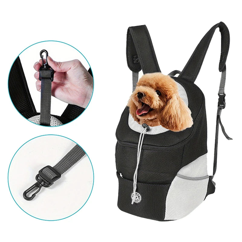Double-Shoulder Dog Carrier Backpack