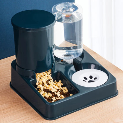 Automatic Pet Food & Water Feeder