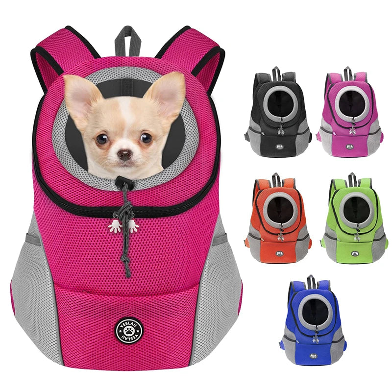 Double-Shoulder Dog Carrier Backpack