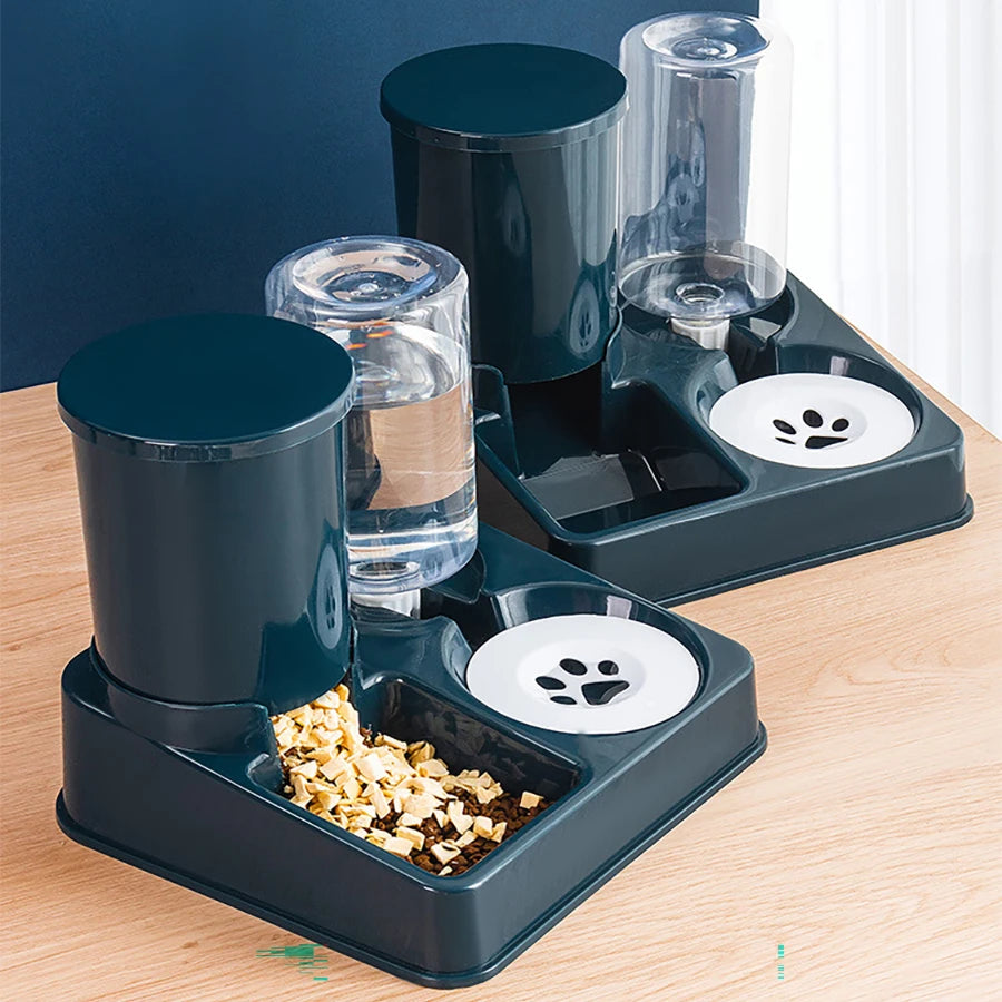 Automatic Pet Food & Water Feeder