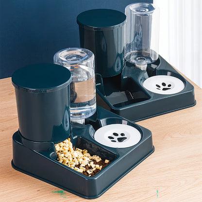 Automatic Pet Food & Water Feeder