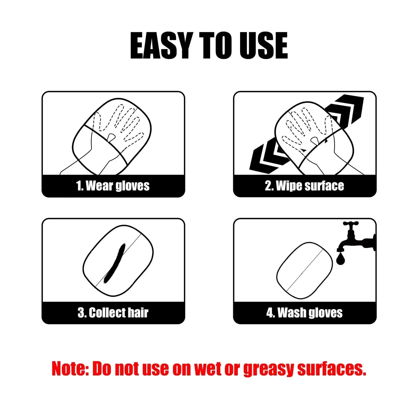 Pet Fur Remover Gloves