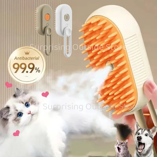 FurEase™ Pet Massage & Bath Brush
