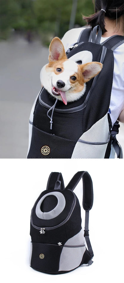 Double-Shoulder Dog Carrier Backpack